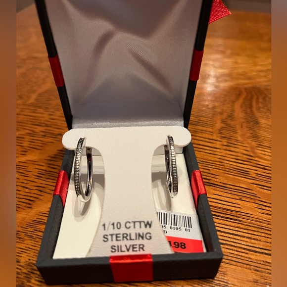 Jewelry - Diamond Loop Earrings